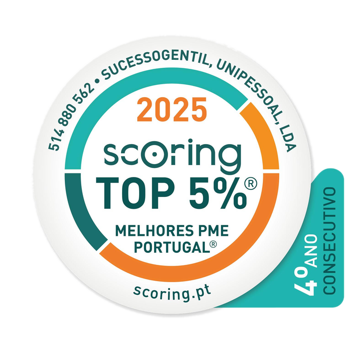 Scoring TOP 5% Seal, Best Portuguese SMEs 2025